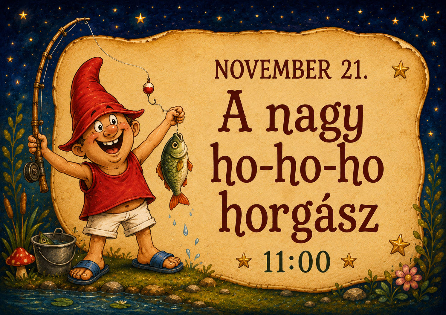 A NAGY HO-HO-HO HORGÁSZ