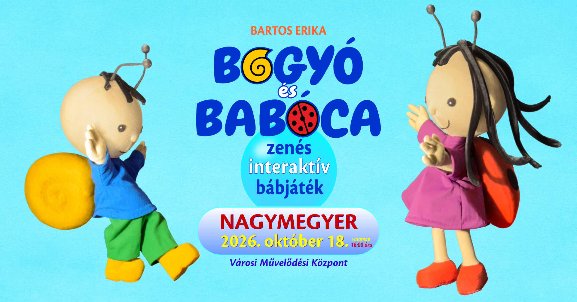 BOGYÓ és BABÓCA – Az évszakok (interaktív, zenés bábjáték)